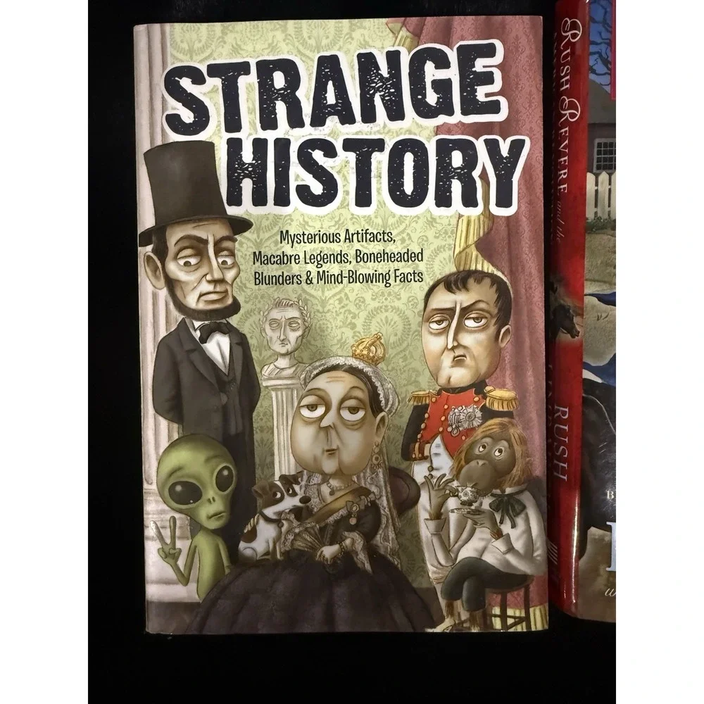 History Books For Kids Lot Of 3 Strange History, Lincoln's Spymaster, Rush Rev